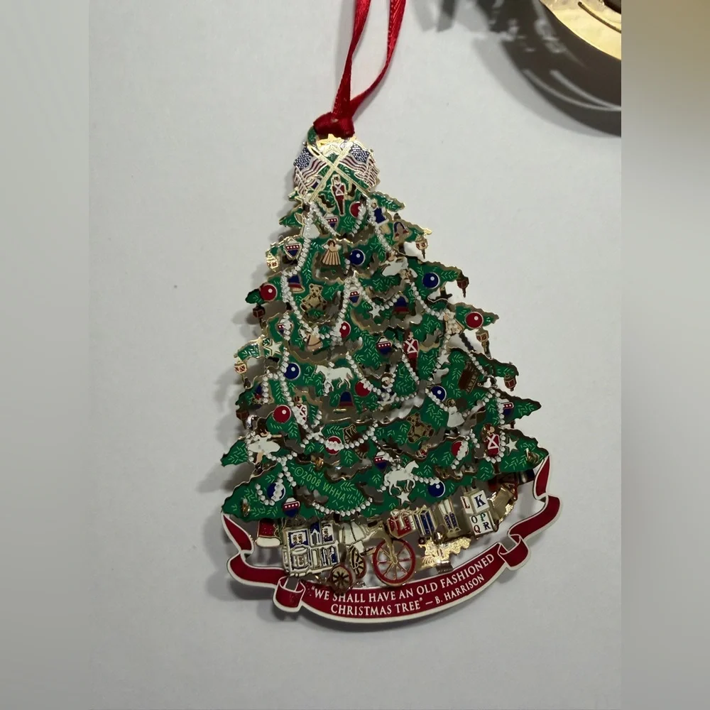 White House Historical Ornaments Lot of 5‎
